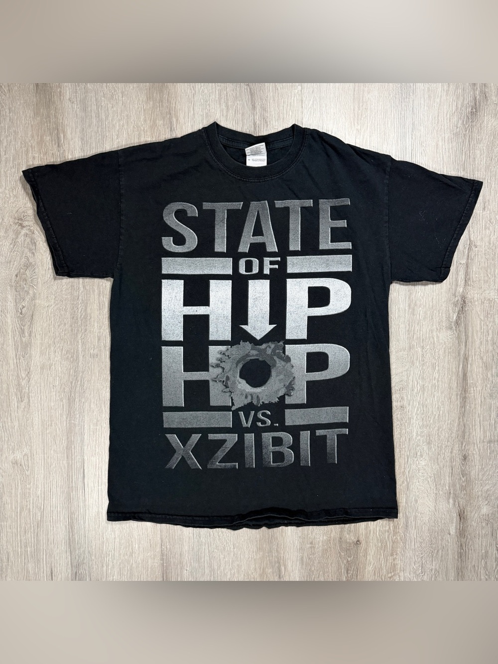 Gildan State of Hip Hop vs. Xzibit Graphic T-Shirt Medium